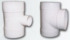 TEE REDUCIDA PVC (100 MM X 50 MM) 4 X 2