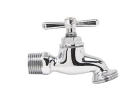 LLAVE NARIZ MANGUERA CROMADA (BRONCE) 650-E 1/2 ALAN