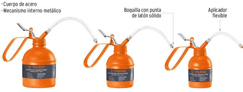 ACEITERA FLEXIBLE 180 ML ACEF-180
