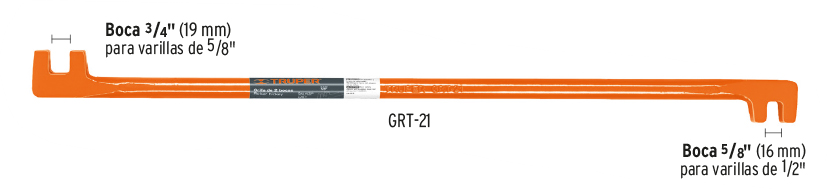 GRIFA DE DOS BOCAS 5/8 Y 3/4 GRT-21