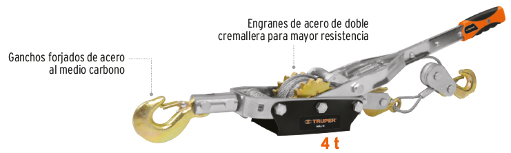 MALACATE 4 TONELADAS