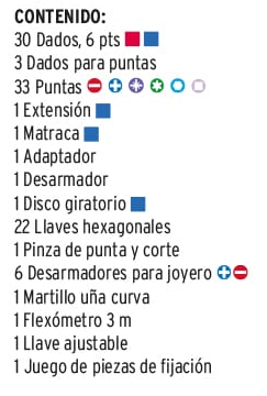 JUEGO HERRAMENTAS 104 PZS