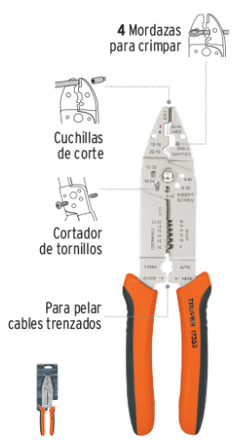 PINZA PELACABLE PE-CA-9