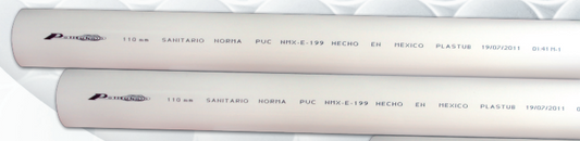 TUBO PVC 1 1/2 X 6 MTS (40MM) NORMA SANITARIO (TRAMO)