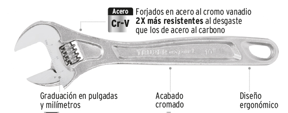 LLAVE PERICA 10''
