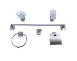 JUEGO ACCESORIOS P/BAÑO 18000 CROMO ALAN
