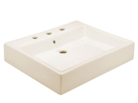 LAVABO SOBREPONER LV LUCERNA 3 MARFIL