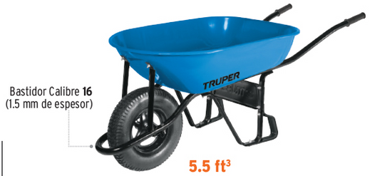 CARRETILLA AZUL CAT-50ND 5.5FT