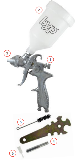 PISTOLA PARA PINTAR GRAVEDAD 600M PGP