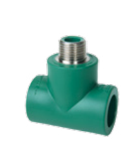 TEE PVC C/ROSCA MACHO CENTRAL 3/4X3/4 25/X25 MM