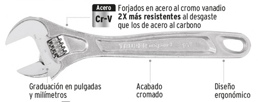 LLAVE PERICA 8'' PET-8C