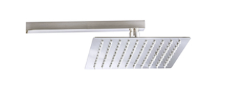 REGADERA 10" CUADRADA SATIN 7028 ALAN