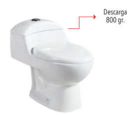 W.C. ONE PIECE ALARGADO 4006.01 C/ASIENTO