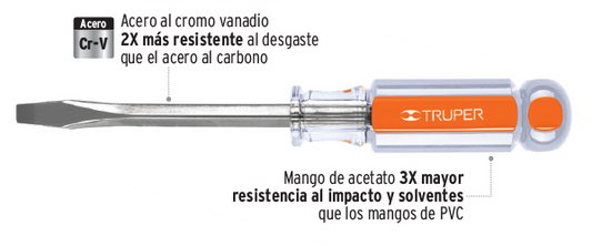 DESARMADOR PLANO VARIAS MEDIDAS
