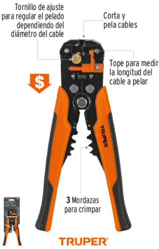 PINZA PELACABLE PEC-AUT
