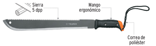 MACHETE DOBLE FILO