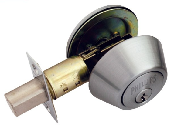 CERROJO B-260 P ACERO INOX LLAVE-MARIPOSA PHILLIPS