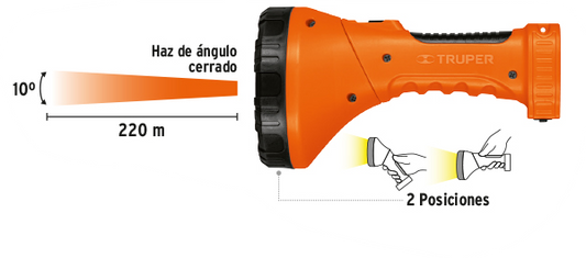 LINTERNA RECARGABLE 11 LEDS LILE-9T