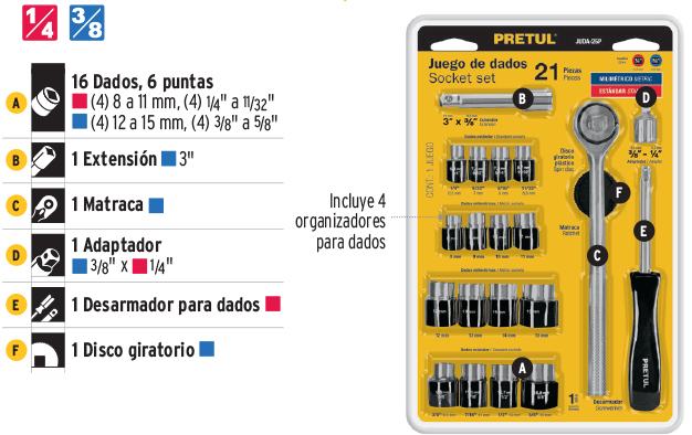 JUEGO DADOS 25 PZS