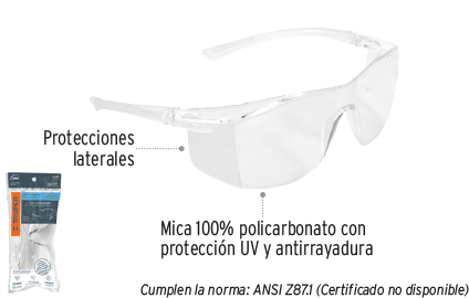 LENTES SEGURIDAD GRIS LEN-LN