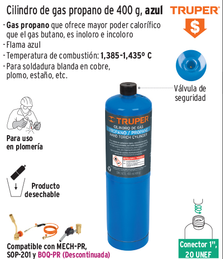CILINDRO PARA GAS PROPANO
