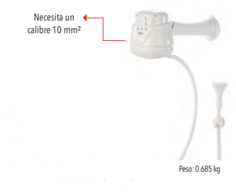 REGADERA ELECTRICA 3 TEMPERATURAS 4530EL