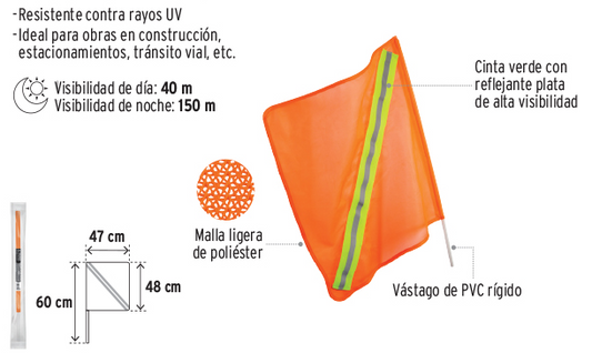 BANDOLERA VIAL NARANJA BA-NR