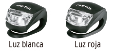 LINTERNA PARA BICICLETA 2PZS