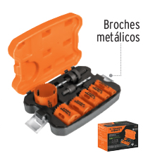 JUEGO BROCA SIERRA BIMETALICA 8 PZ