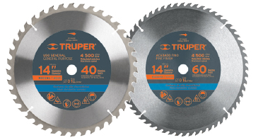 DISCO SIERRA PARA MADERA 14'' 40 DIENTES