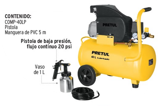 COMPRESOR 40LTS  3 HP