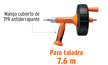 DESTAPACAÑO 25 PIES ALMA ACERO