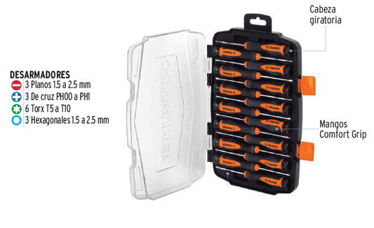 JUEGO DESARMADOR PARA JOYERO JOY-15L