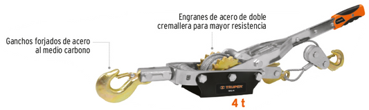 MALACATE 4 TONELADAS