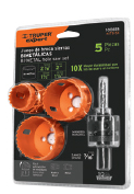 JUEGO BROCA SIERRA BIMETALICA 5 PZ