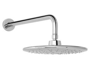 REGADERA REDONDA 10'' CON BRAZO Y CHAPETON H-3302
