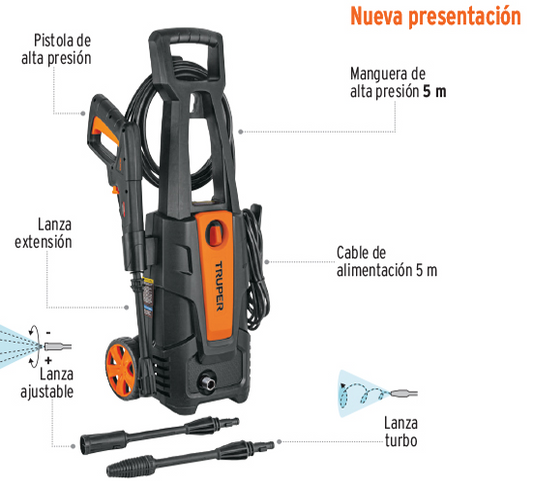 HIDROLAVADORA ELECTRICA HILA-1800