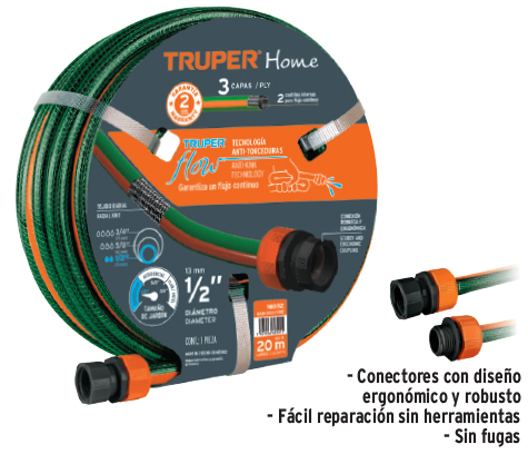 MANGUERA REFORZADA 1/2 15 MT