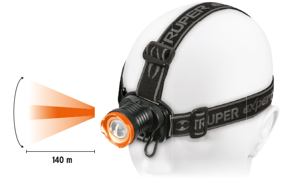 LINTERNA DE MINERO LED RECARGABLE