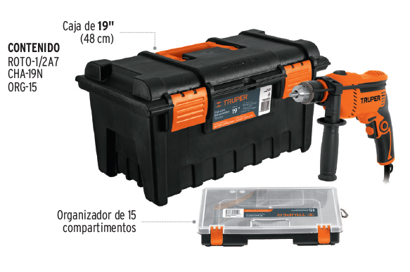 COMBO ROTOMARTILLO 650W 1/2