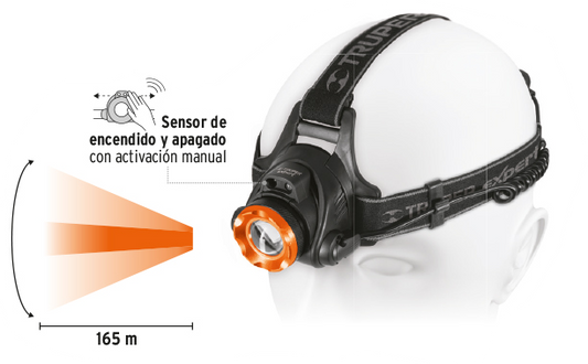 LINTERNA PARA CABEZA 2 LED LI-CA-300R