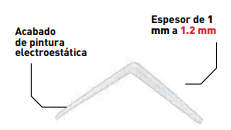 MENSULA TPSB1214 12 X 14 BLANCO TRUEPOWER
